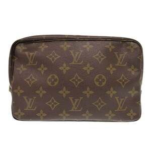 LOUIS VUITTON Brown Monogram Pouch